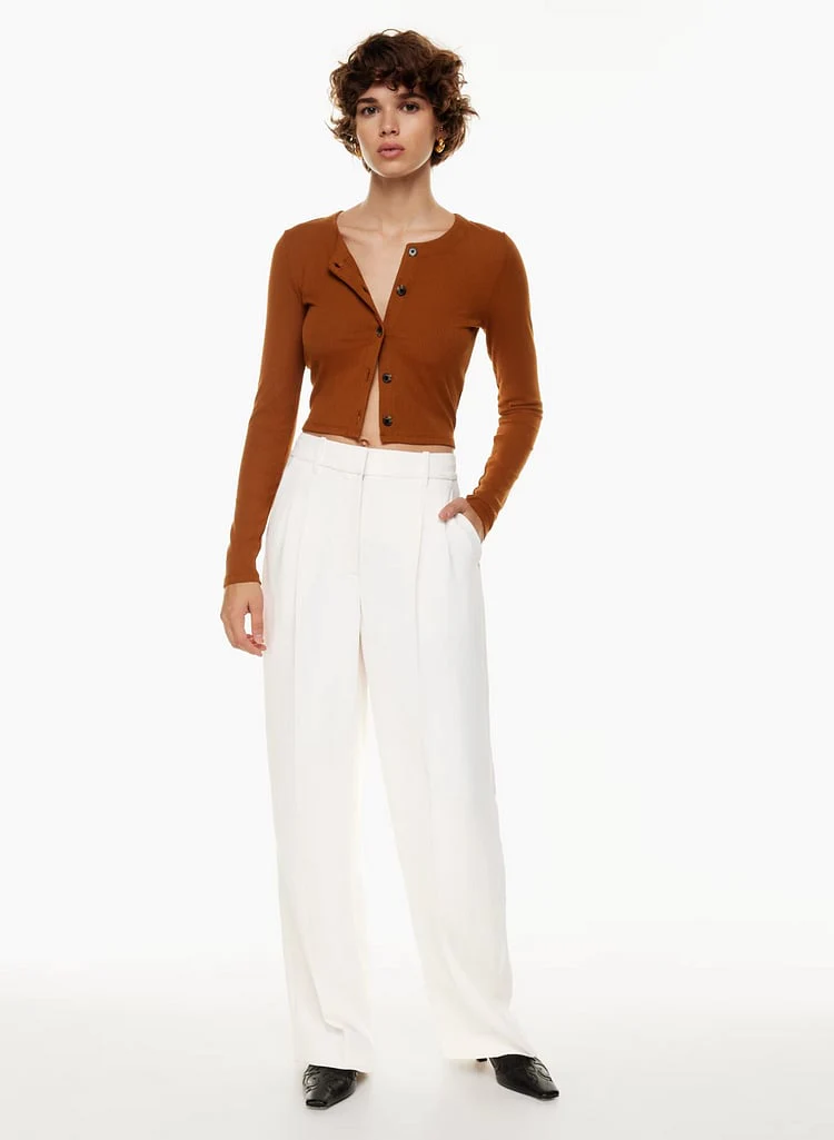 HIGH WAIST TAILORED WIDE LEG PANTS BUY 2 Free shipping