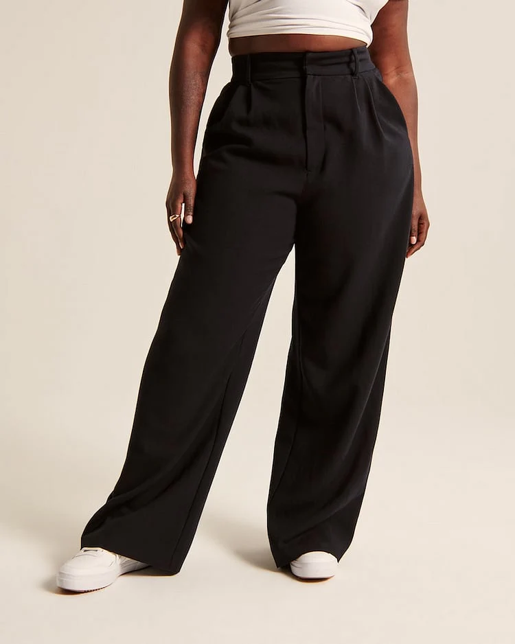 HIGH WAIST TAILORED WIDE LEG PANTS BUY 2 Free shipping