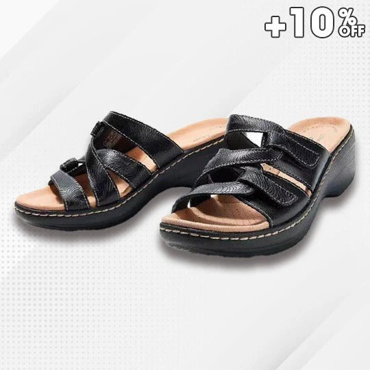 Ease Sandal – 2023 Soft Bottom Massage Orthopedic Wedge Slide Sandals